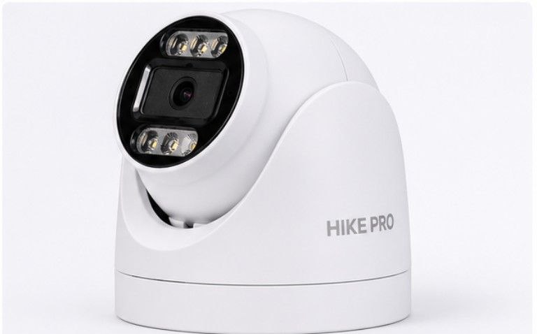دوربین IP 5MP دام سفید، ضدآب، AI (تشخیص چهره)، میکروفون دار، PoE، نور گرم با 36 ماه گارانتی